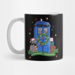 Tardis Christmas Mug